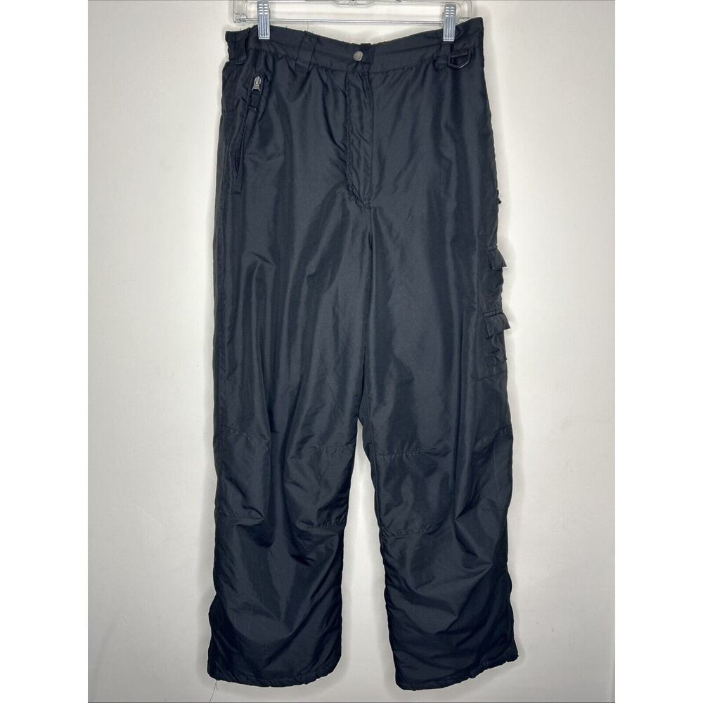 Arctic Quest Men's Loose Fit insulated Snow/Ski Pants Black XL